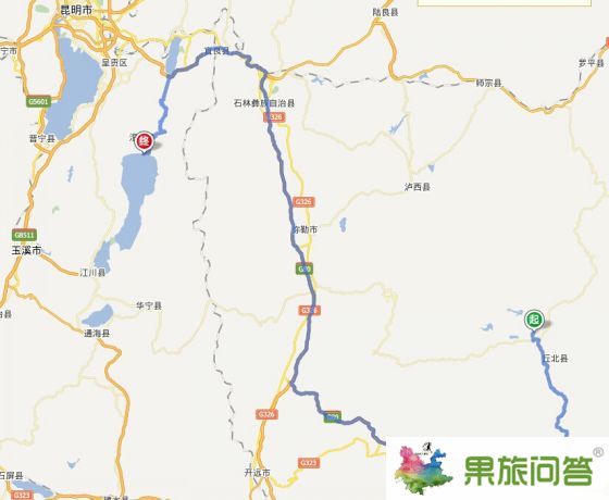 普者黑到撫仙湖有多遠(yuǎn)？多少公里？普者黑到撫仙湖汽車
