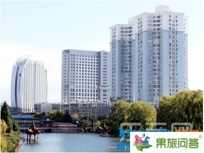 前年建成的海灣國際酒店,已成為大理市區一景。 前年建成的海灣國際酒店,已成為大理市區一景。