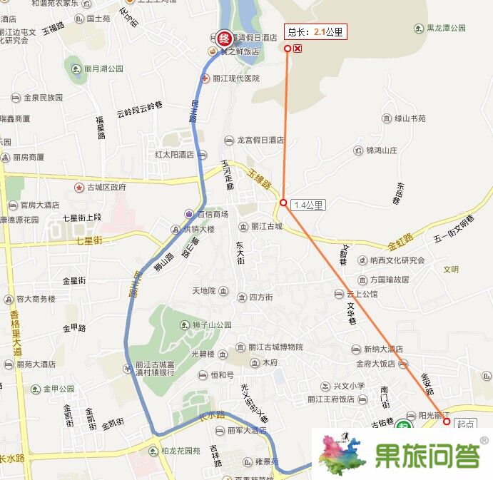 麗江古城到黑龍?zhí)豆珗@有多少公里?黑龍?zhí)豆珗@門(mén)票多少錢?